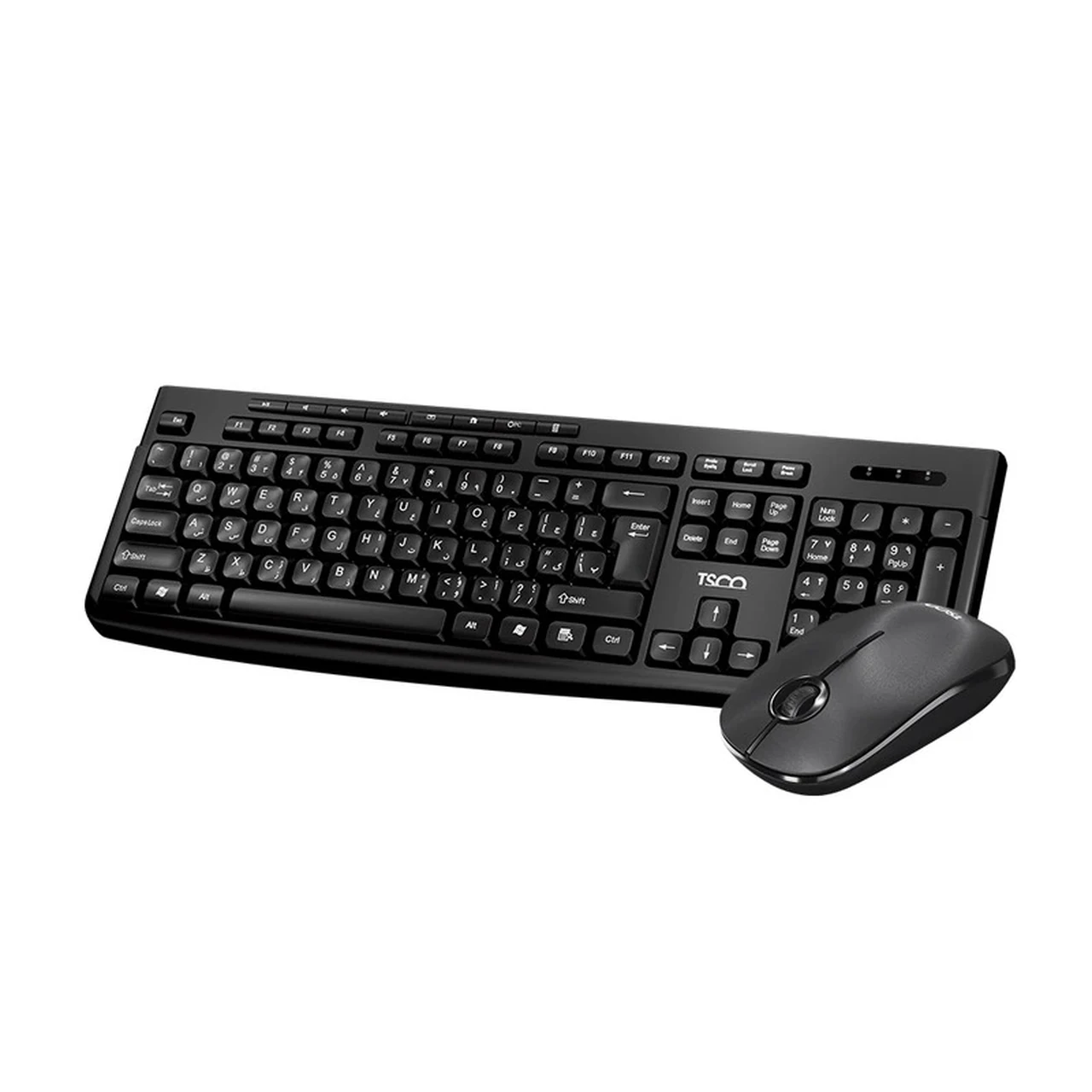 کیبورد و ماوس بی سیم TSCO مدل TKM 7027W - مشکی